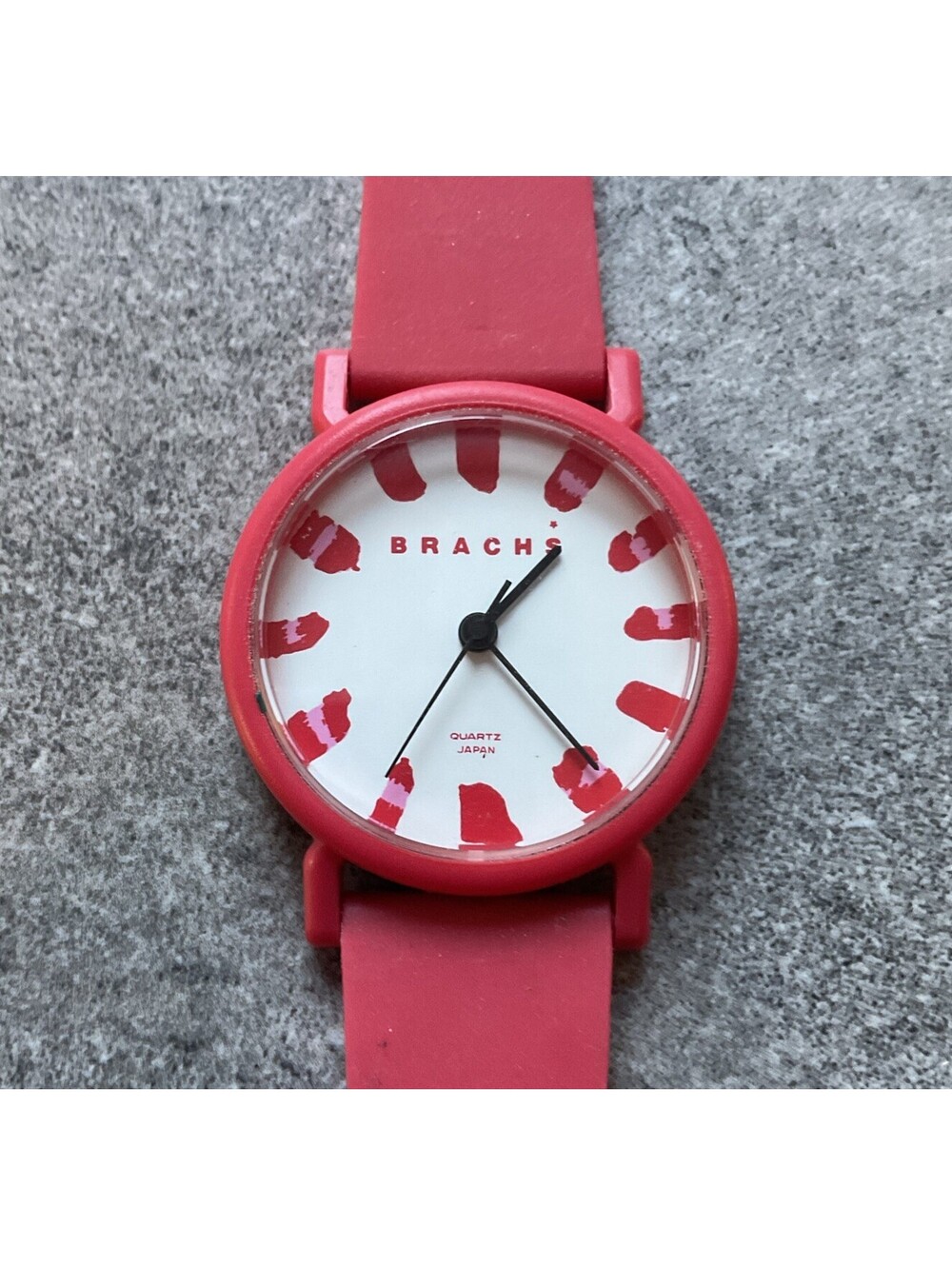 Vintage Tochigi Tokei Japan Watch Brach's Candy Peppermint Dial 35mm A18 A18